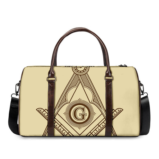 Freemasonry Symbol Print Duffle Bag