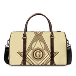 Freemasonry Symbol Print Duffle Bag