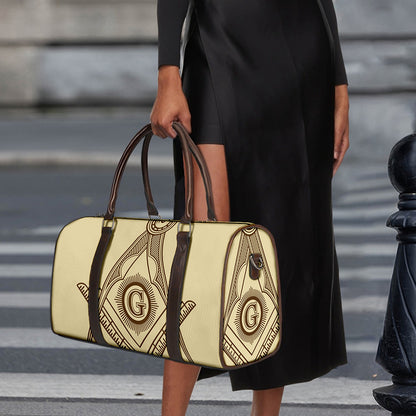 Freemasonry Symbol Print Duffle Bag