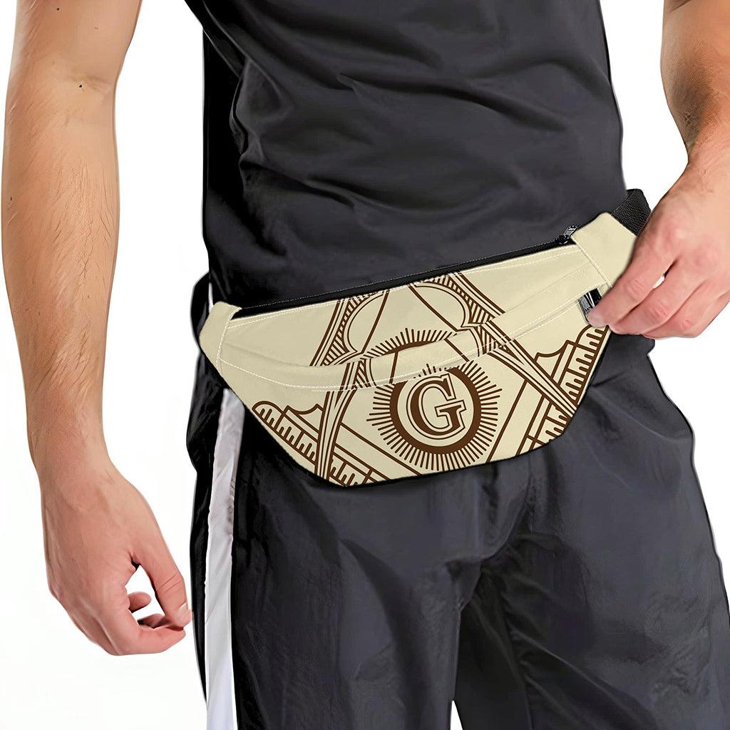 Freemasonry Symbol Print Fanny Pack