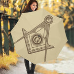 Freemasonry Symbol Print Foldable Umbrella