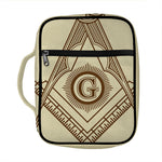 Freemasonry Symbol Print Front Pocket Bible Bag