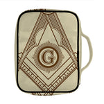 Freemasonry Symbol Print Front Pocket Bible Bag