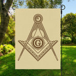 Freemasonry Symbol Print Garden Flag