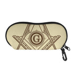Freemasonry Symbol Print Glasses Case