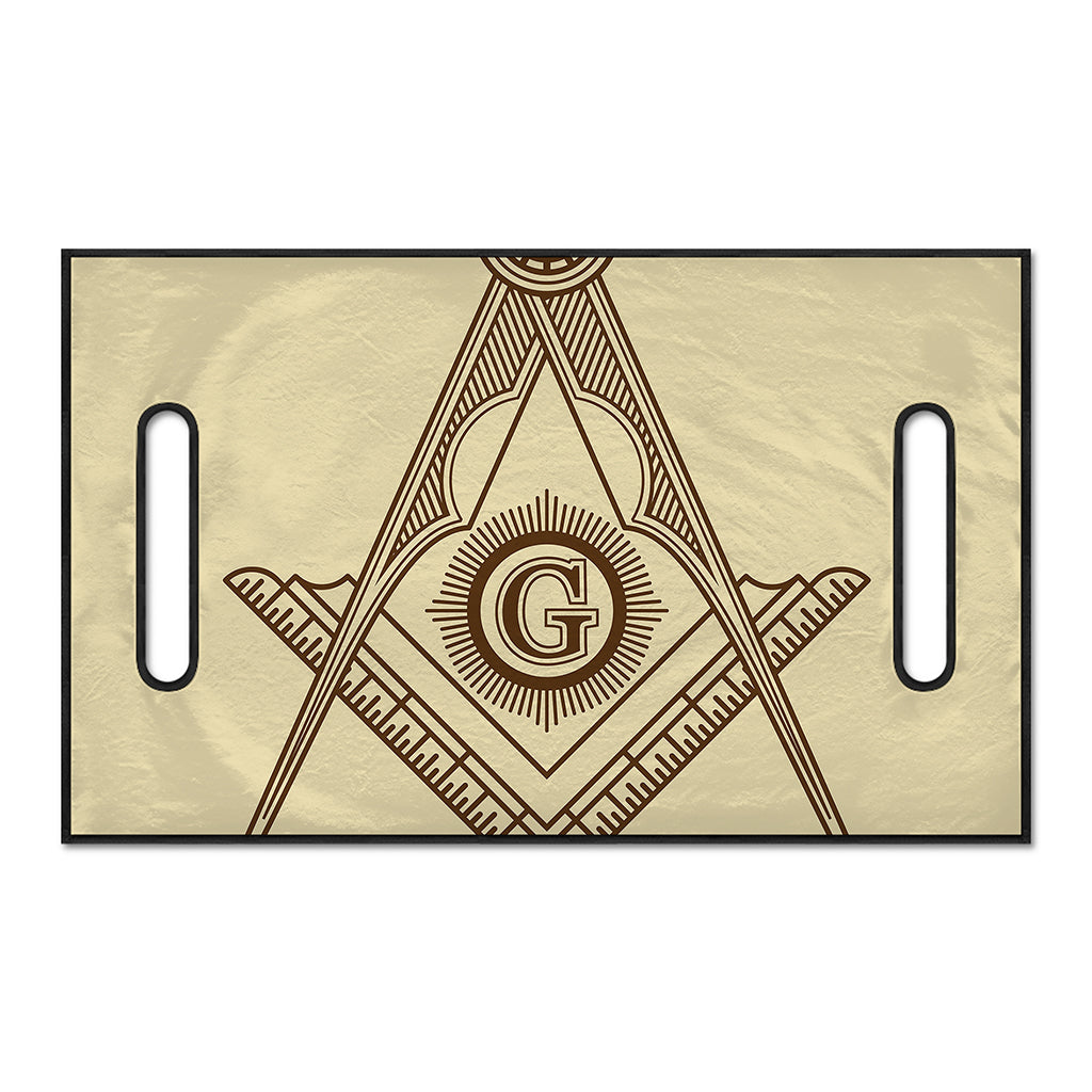 Freemasonry Symbol Print Golf Cart Seat Cover