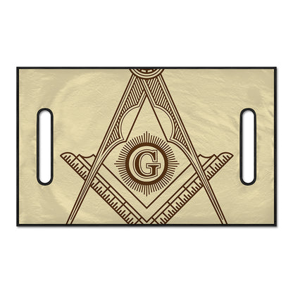 Freemasonry Symbol Print Golf Cart Seat Cover