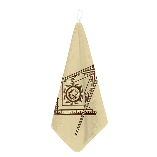 Freemasonry Symbol Print Hand Towel