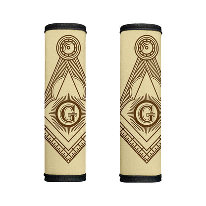 Freemasonry Symbol Print Handle Covers