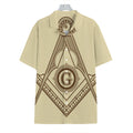Freemasonry Symbol Print Hawaiian Shirt