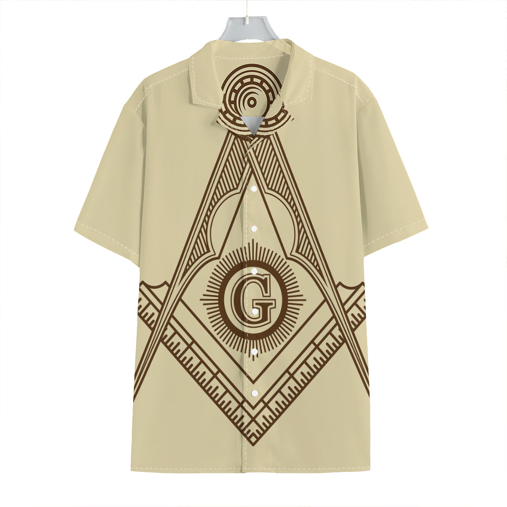 Freemasonry Symbol Print Hawaiian Shirt