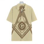 Freemasonry Symbol Print Hawaiian Shirt