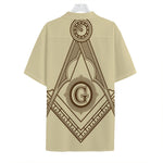 Freemasonry Symbol Print Hawaiian Shirt