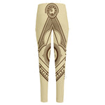 Freemasonry Symbol Print High-Waisted Pocket Leggings