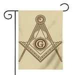 Freemasonry Symbol Print House Flag