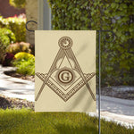 Freemasonry Symbol Print House Flag