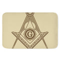 Freemasonry Symbol Print Indoor Door Mat