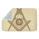 Freemasonry Symbol Print Indoor Door Mat