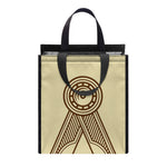Freemasonry Symbol Print Insulated Lunch Tote