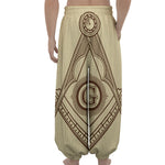 Freemasonry Symbol Print Lantern Pants