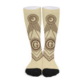 Freemasonry Symbol Print Long Socks