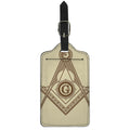 Freemasonry Symbol Print Luggage Tag