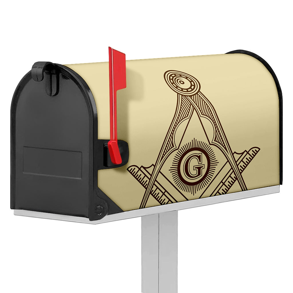 Freemasonry Symbol Print Mailbox Cover