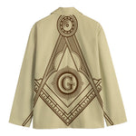Freemasonry Symbol Print Men's Blazer