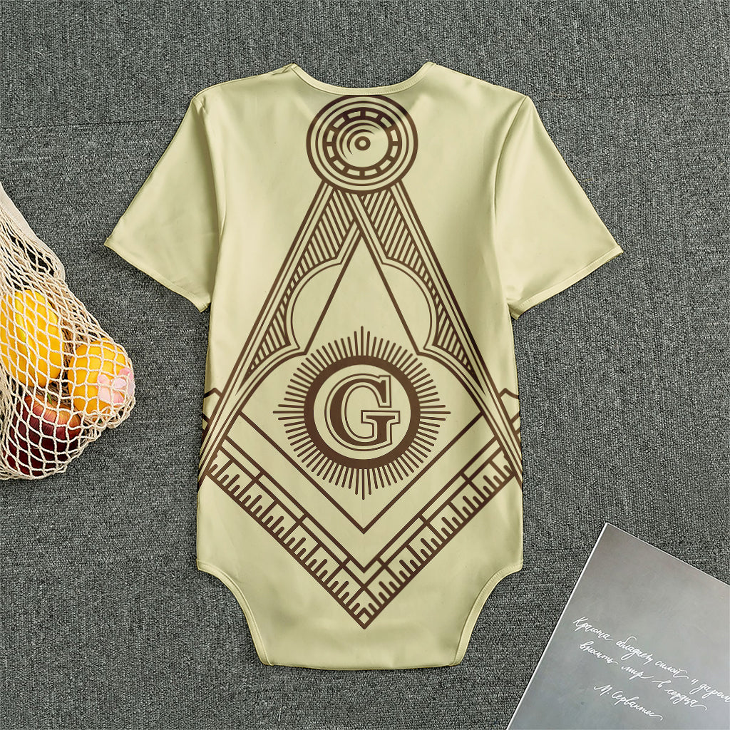 Freemasonry Symbol Print Men's Bodysuit