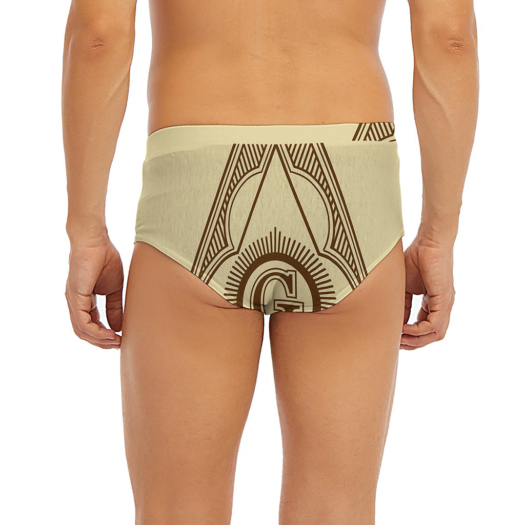 Freemasonry Symbol Print Men's Briefs