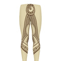 Freemasonry Symbol Print Men's Leggings
