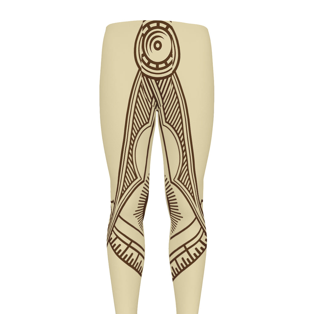 Freemasonry Symbol Print Men's leggings