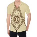 Freemasonry Symbol Print Men's Shirt