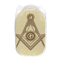 Freemasonry Symbol Print Mesh Laundry Hamper