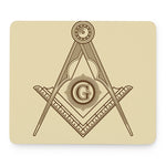 Freemasonry Symbol Print Mouse Pad