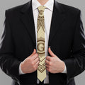Freemasonry Symbol Print Necktie