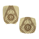 Freemasonry Symbol Print Office Chair Cover