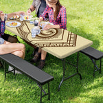 Freemasonry Symbol Print Picnic Table Cover