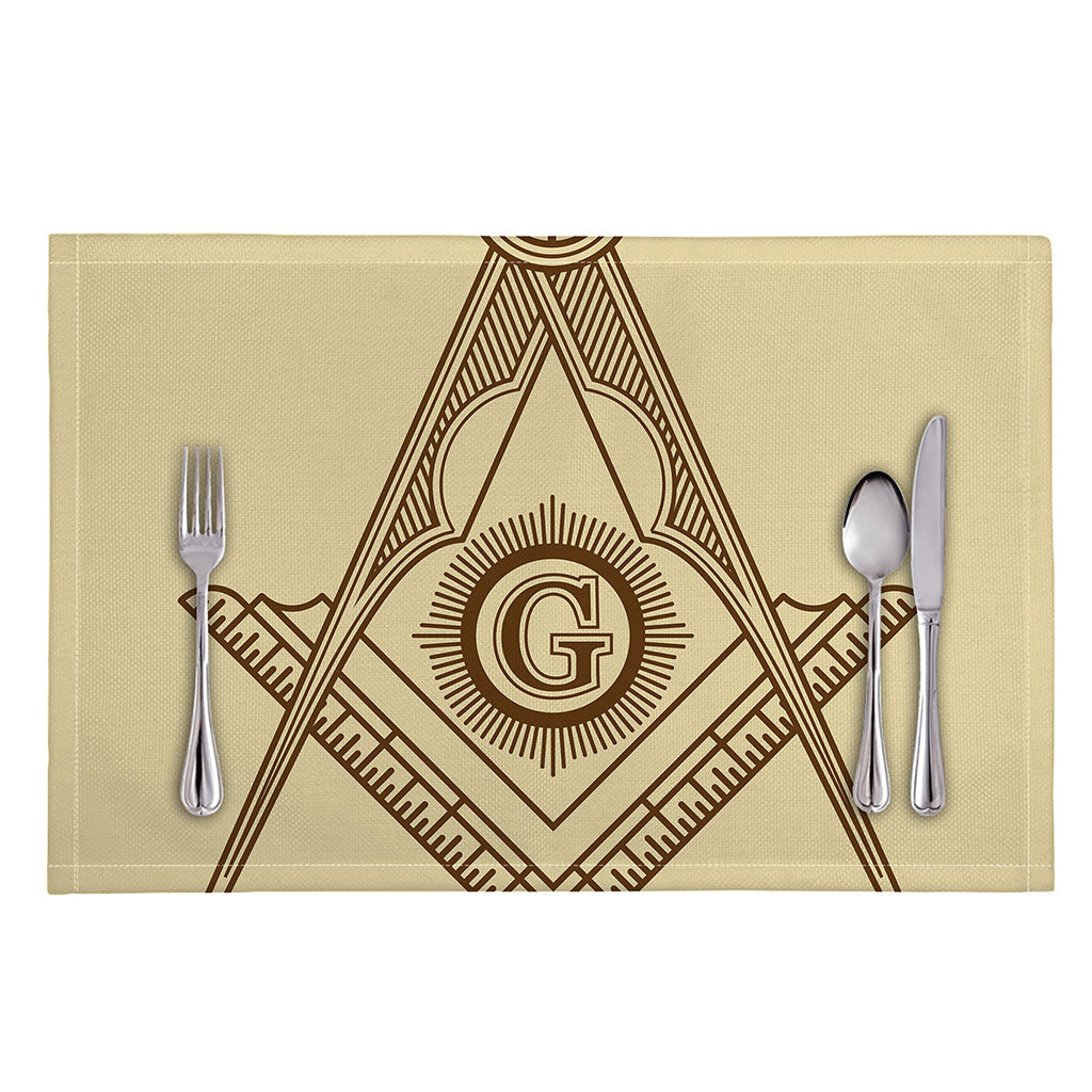 Freemasonry Symbol Print Placemat