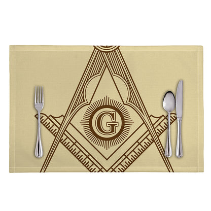 Freemasonry Symbol Print Placemat