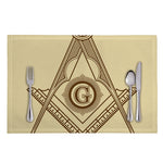 Freemasonry Symbol Print Placemat