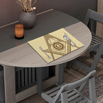 Freemasonry Symbol Print Placemat