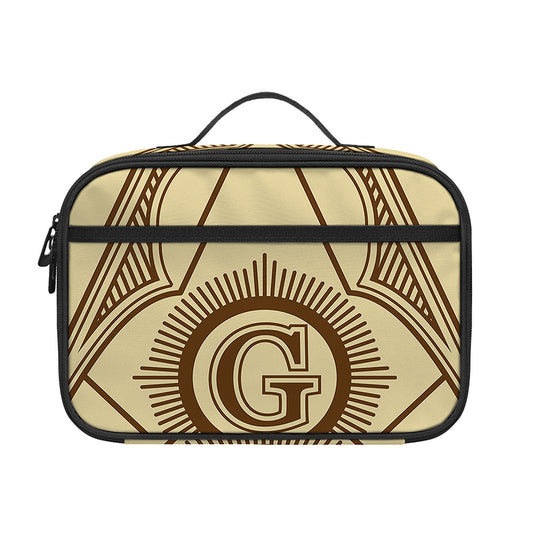 Freemasonry Symbol Print Portable Lunch Bag