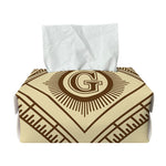Freemasonry Symbol Print Rectangle Tissue Box Cover