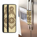 Freemasonry Symbol Print Refrigerator Handle Covers