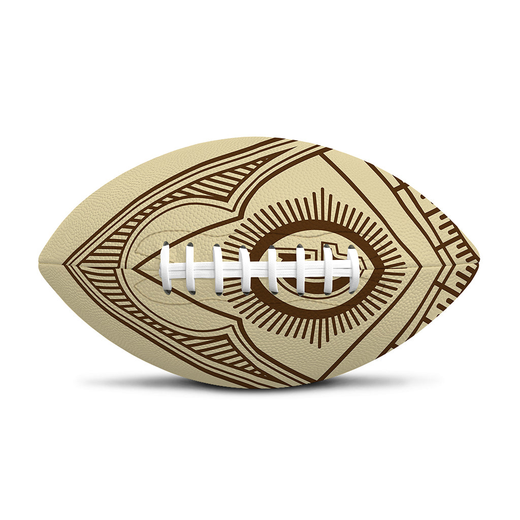 Freemasonry Symbol Print Rugby Ball