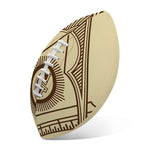 Freemasonry Symbol Print Rugby Ball