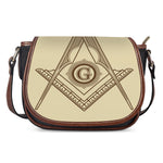 Freemasonry Symbol Print Saddle Bag