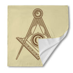 Freemasonry Symbol Print Silk Bandana