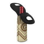 Freemasonry Symbol Print Single Neoprene Wine Tote